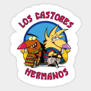 Los Castores Hermanos Sticker